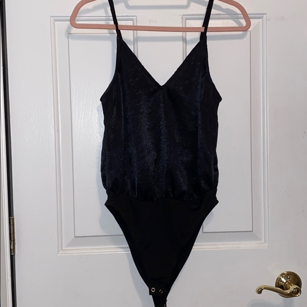 Deep-V Bodysuit Tank with a Shine🌟